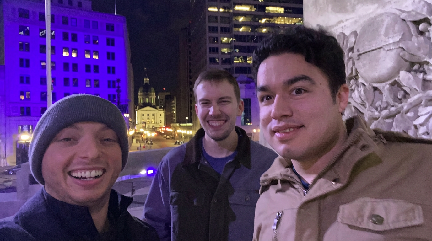 Checkle team out in the city