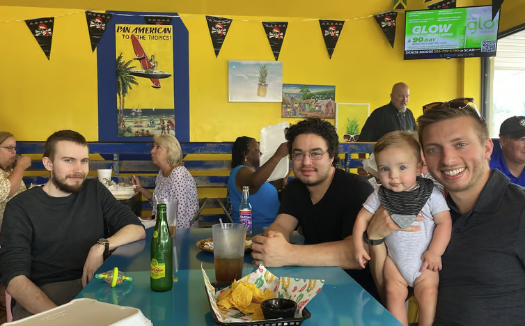 Checkle support team at a restaurant